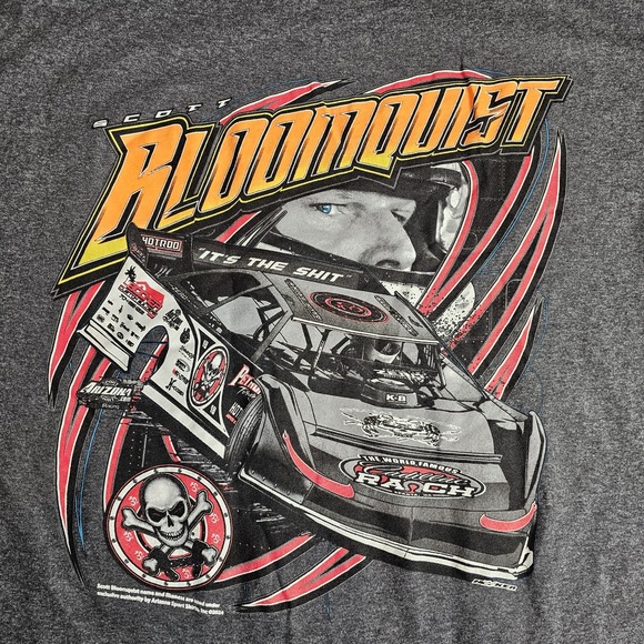 Port and Company Other - Scott Bloomquist‎ T-Shirt 3XL Evil Eye Double Graphic Gray Crew Neck